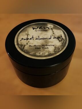 WEN CHAZ DEAN RE-MOIST HYDRATING HAIR MASK TREATMENT SWEET ALMOND MINT  4 OZ